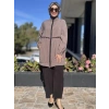 Almarwah Fermuarlı Tencel Kap Pantolon Takım 202925