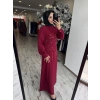 Almarwah Önü İnci ve Taş Detaylı Abiye Elbise 90470