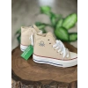 Benetton Yüksek Tabanlı Bej Converse Ayakkabı 30939
