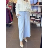 QooQ Store Beli Lastikli Bol Paça Keten Soffy Pantolon 25SS309