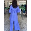 SENNA Jardin Lila Tunik Pantolon Tesettür Abiye Takım 9008S23