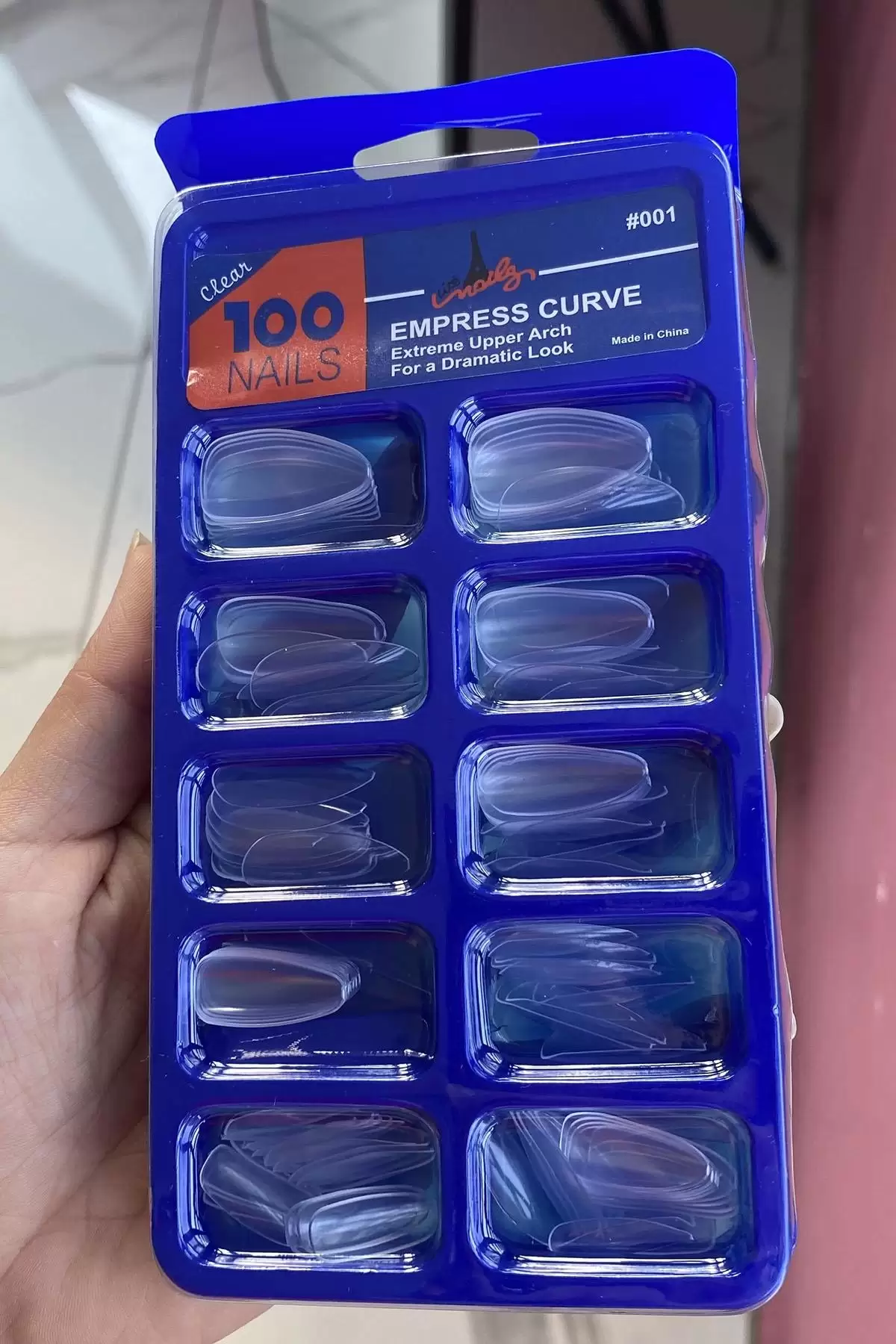 100lü Şeffaf Takma Tırnak Set