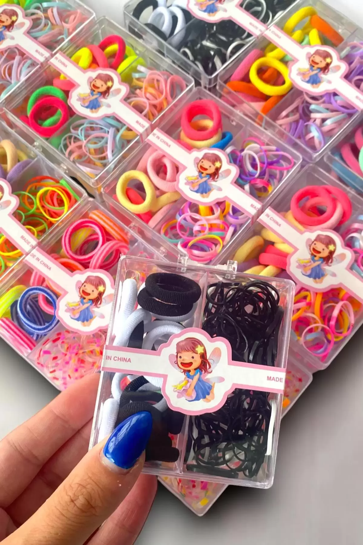 12li Karışık Renk Çocuk Toka Set