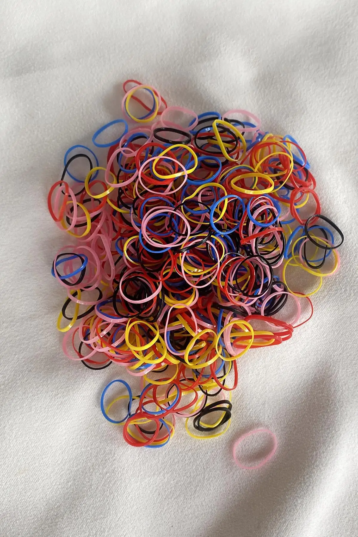 12li Karışık Renk Kutu Perma Lastik Toka Set