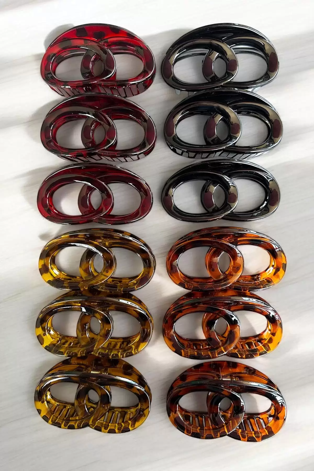 12li Karışık Renk Mandal Toka Set