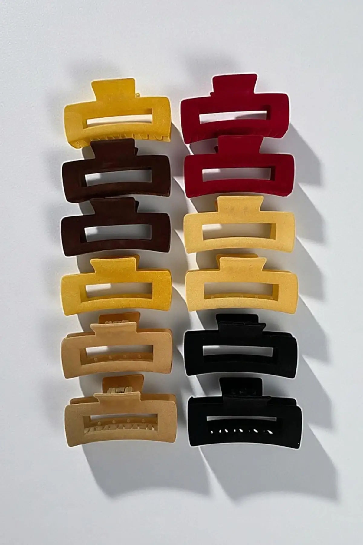 12li Karışık Renk Mandal Toka Set