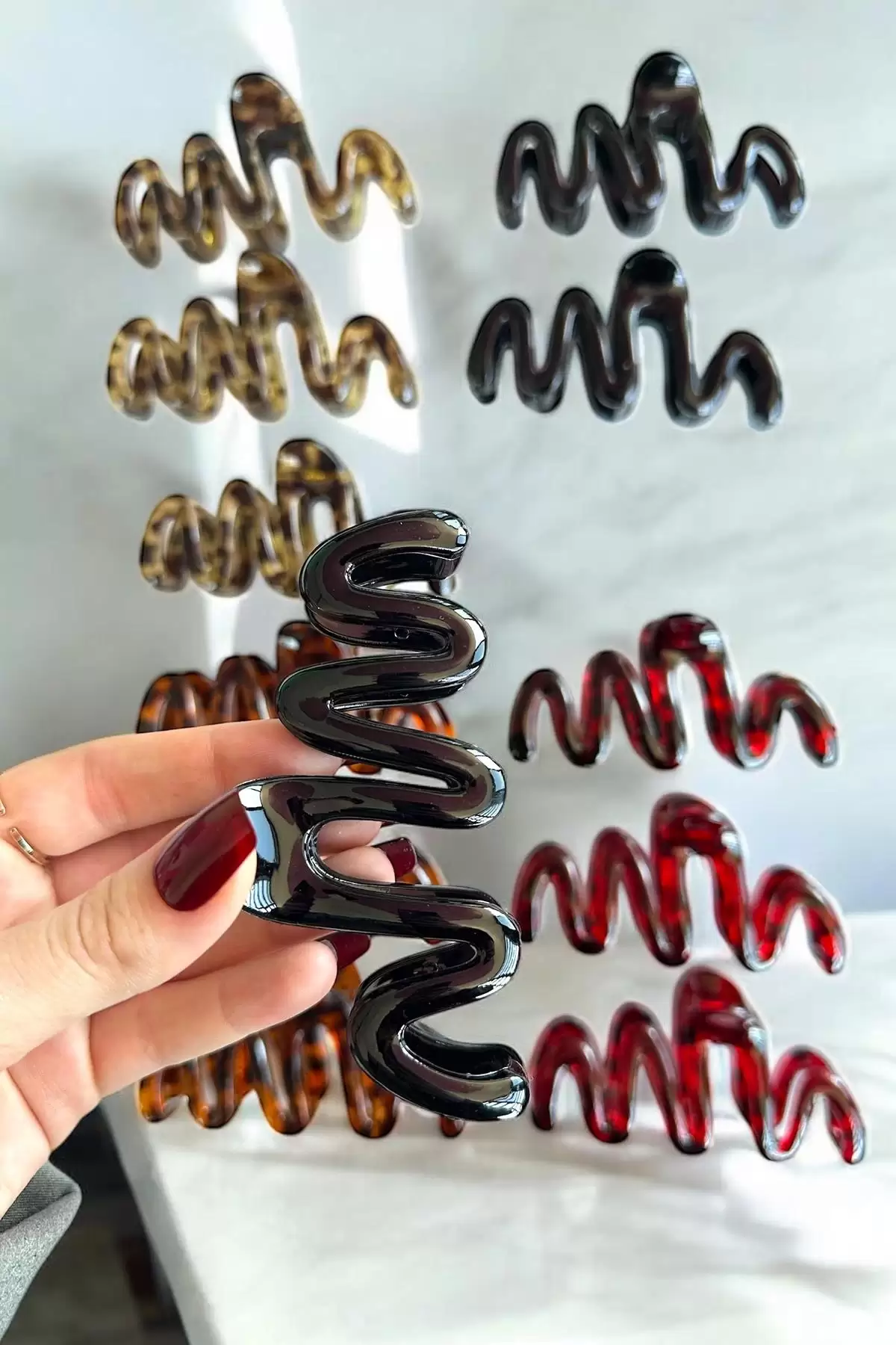 12li Karışık Renk Mandal Toka Set