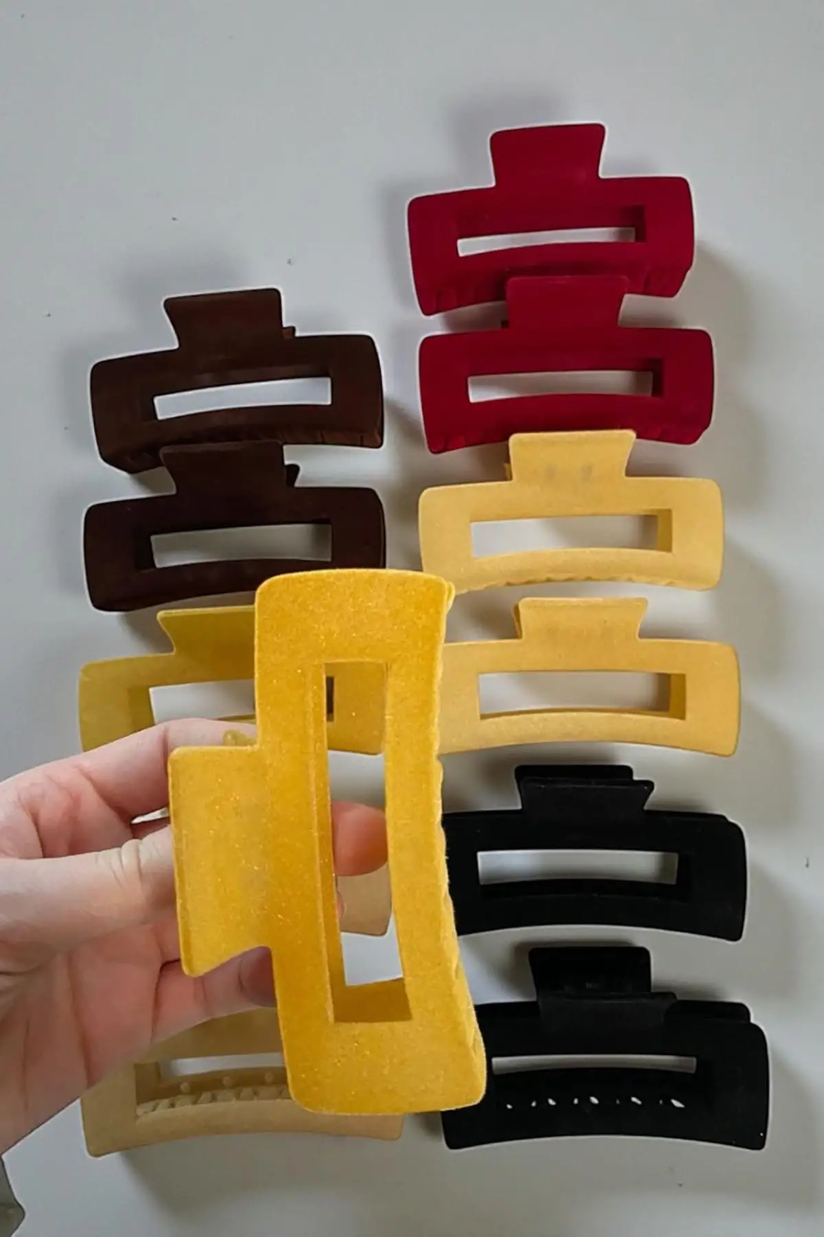 12li Karışık Renk Mandal Toka Set