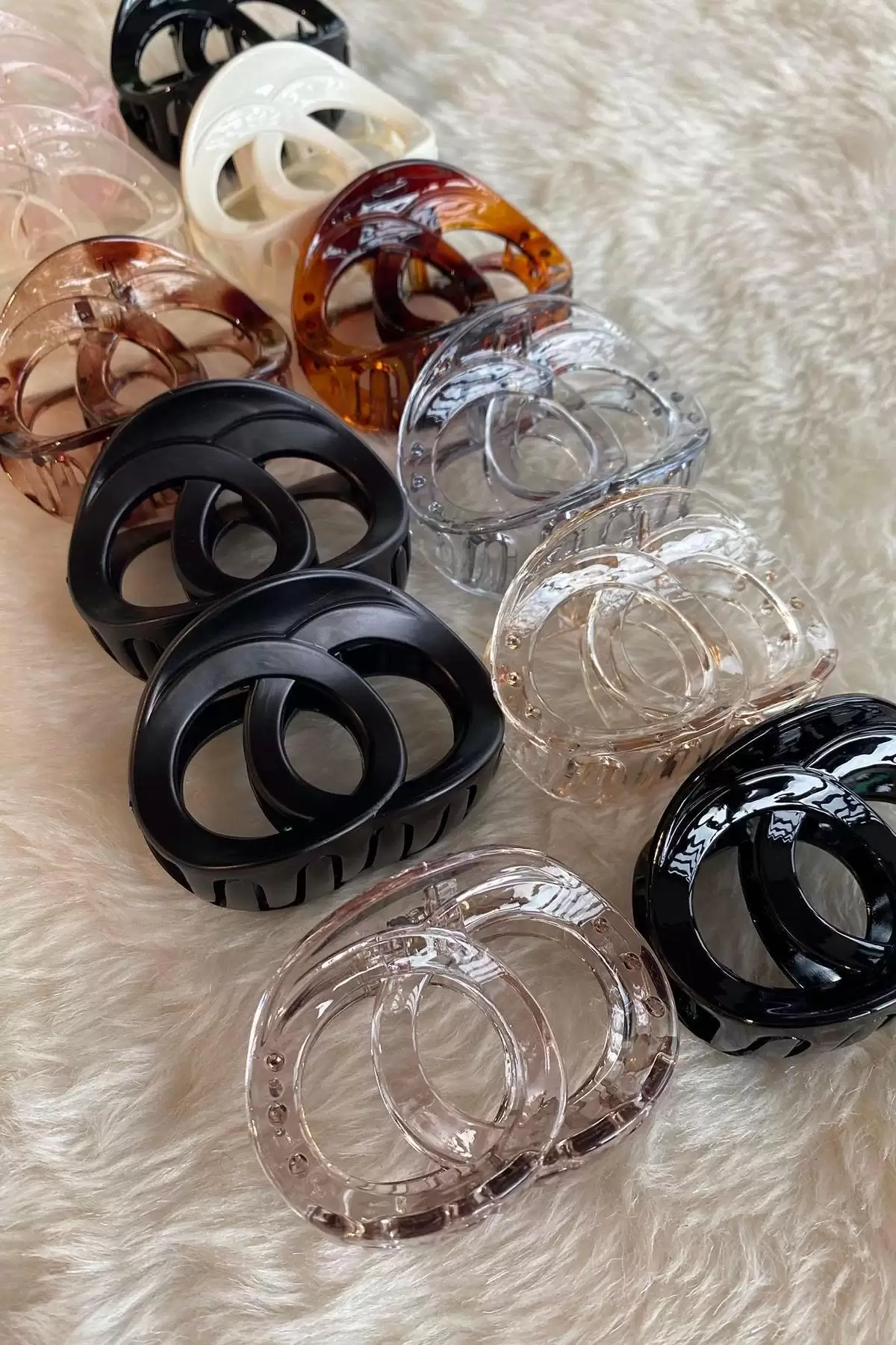 12li Karışık Renk Mandal Toka Set