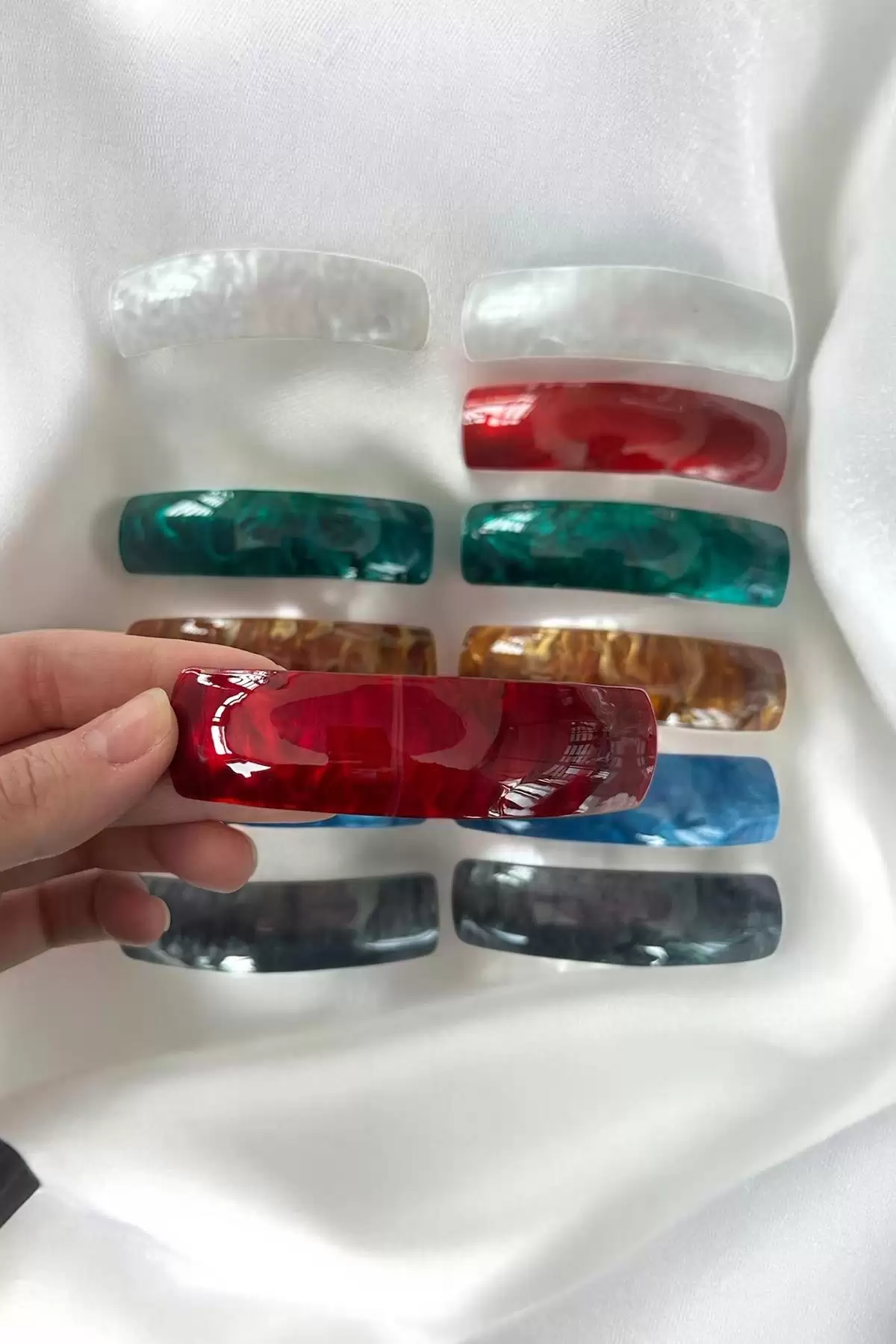 12li Karışık Renk Otomat Toka Set