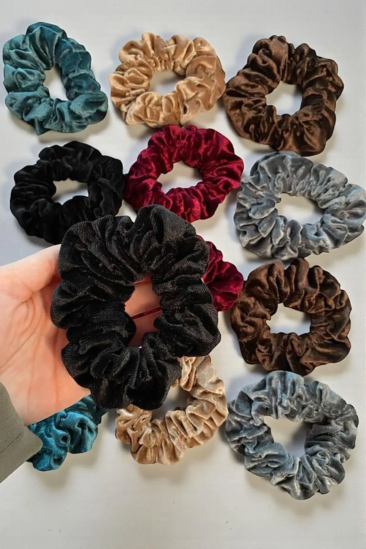 12li Karışık Renk Simit Toka Set