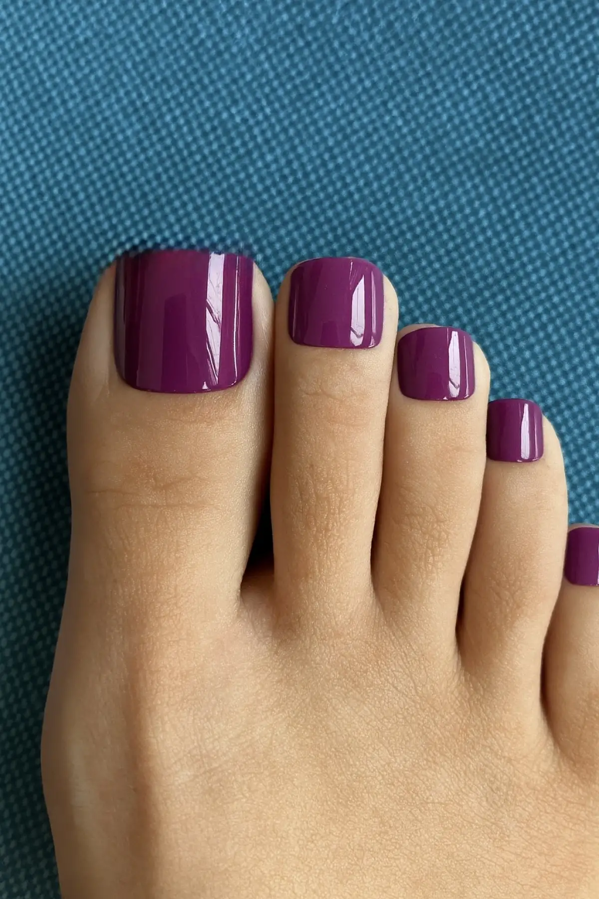 12li Mor Renk Takma Tırnak Set (Yapıştırıcılı)