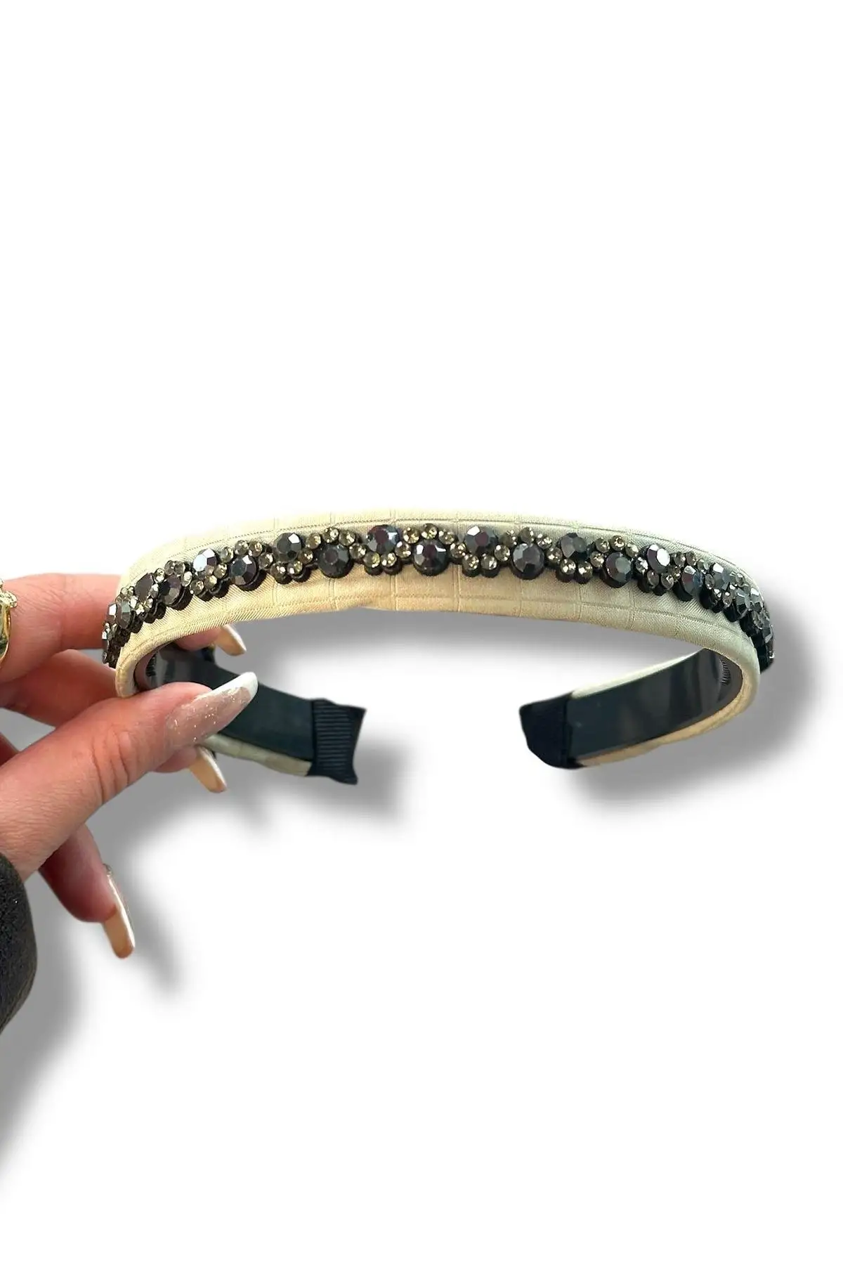 12´li Karışık Renk Taş Detaylı Taç Set