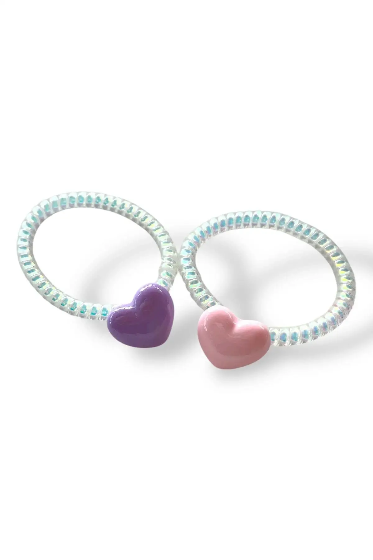 2li Kalp Figürlü Helezon Toka Set