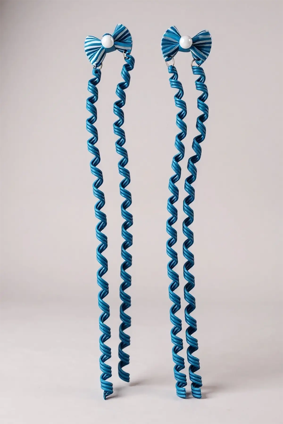 2li Lacivert Renk Kurdele Figürlü Çocuk Yan Toka