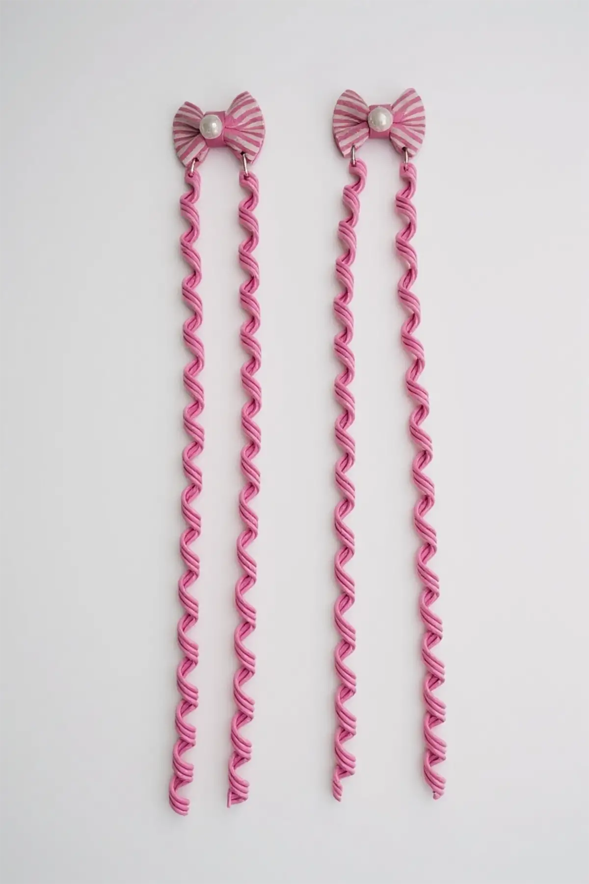 2li Pembe Renk Kurdele Figürlü Çocuk Yan Toka