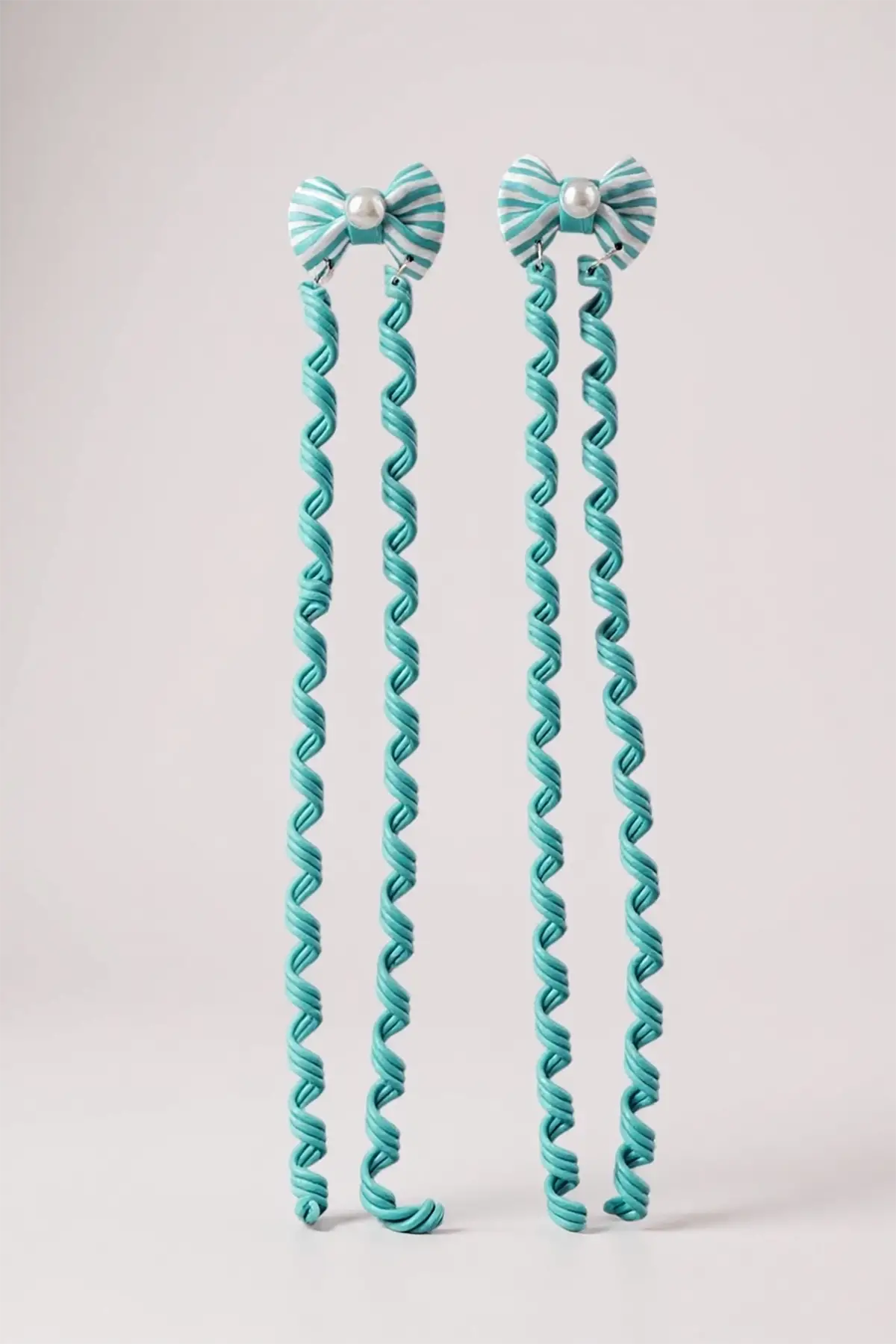 2li Yeşil Renk Kurdele Figürlü Çocuk Yan Toka