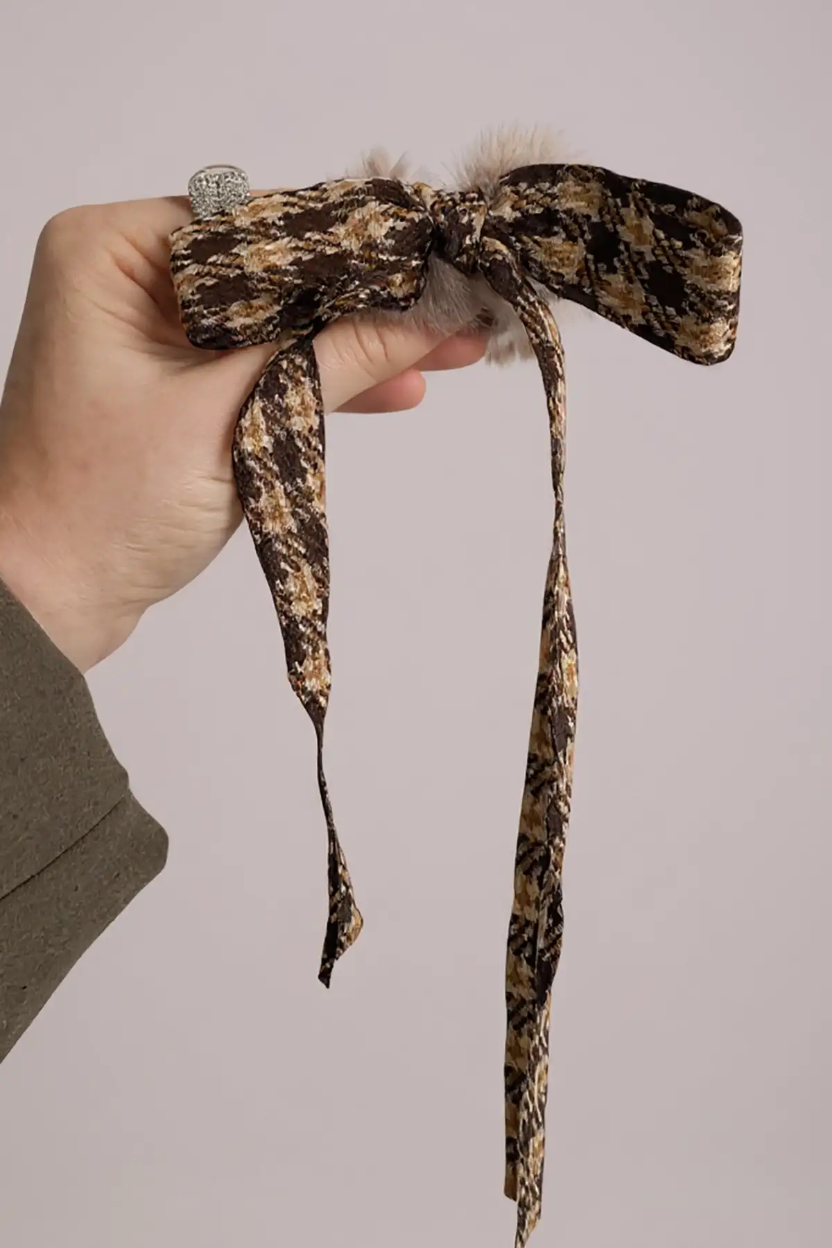 20li Karışık Renk Peluş Simit Toka Set