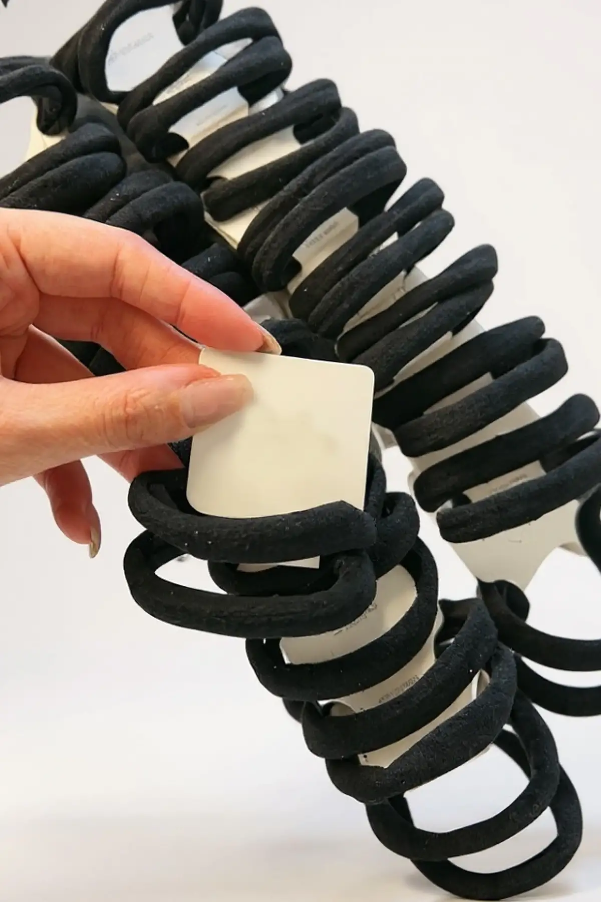 20li Siyah Renk Lastik Toka Set