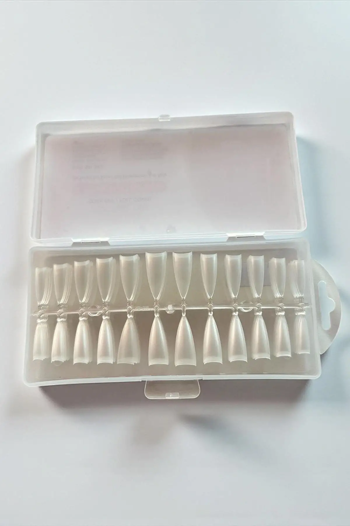 240lı Şeffaf Renk Tips  Profesyonel Protez Tırnak Set