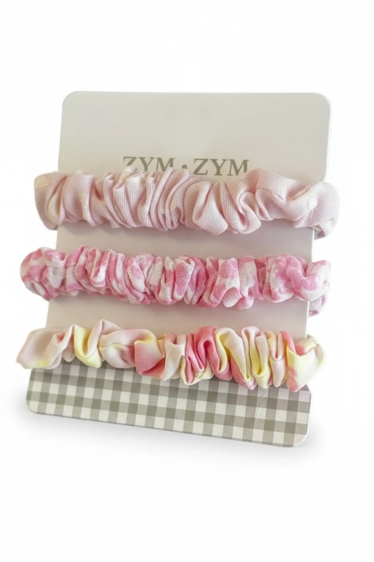 3lü Pembe Renk Simit Toka Set