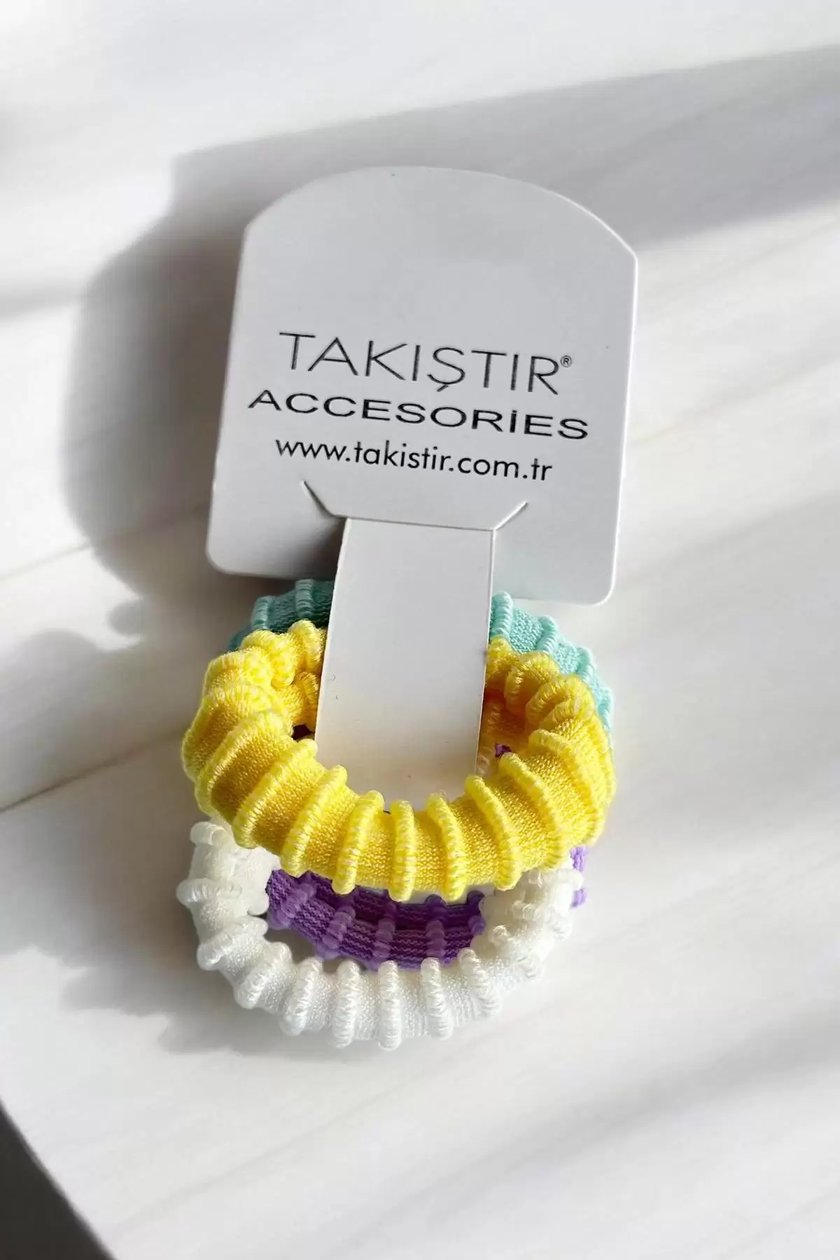 4lü Karışık Renk Lastik Toka