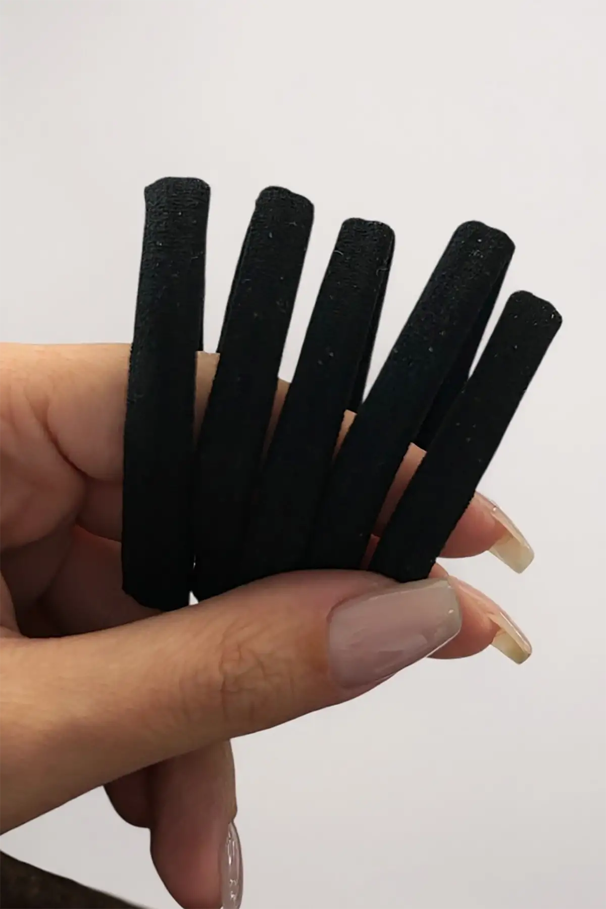 5li Siyah Renk Lastik Toka