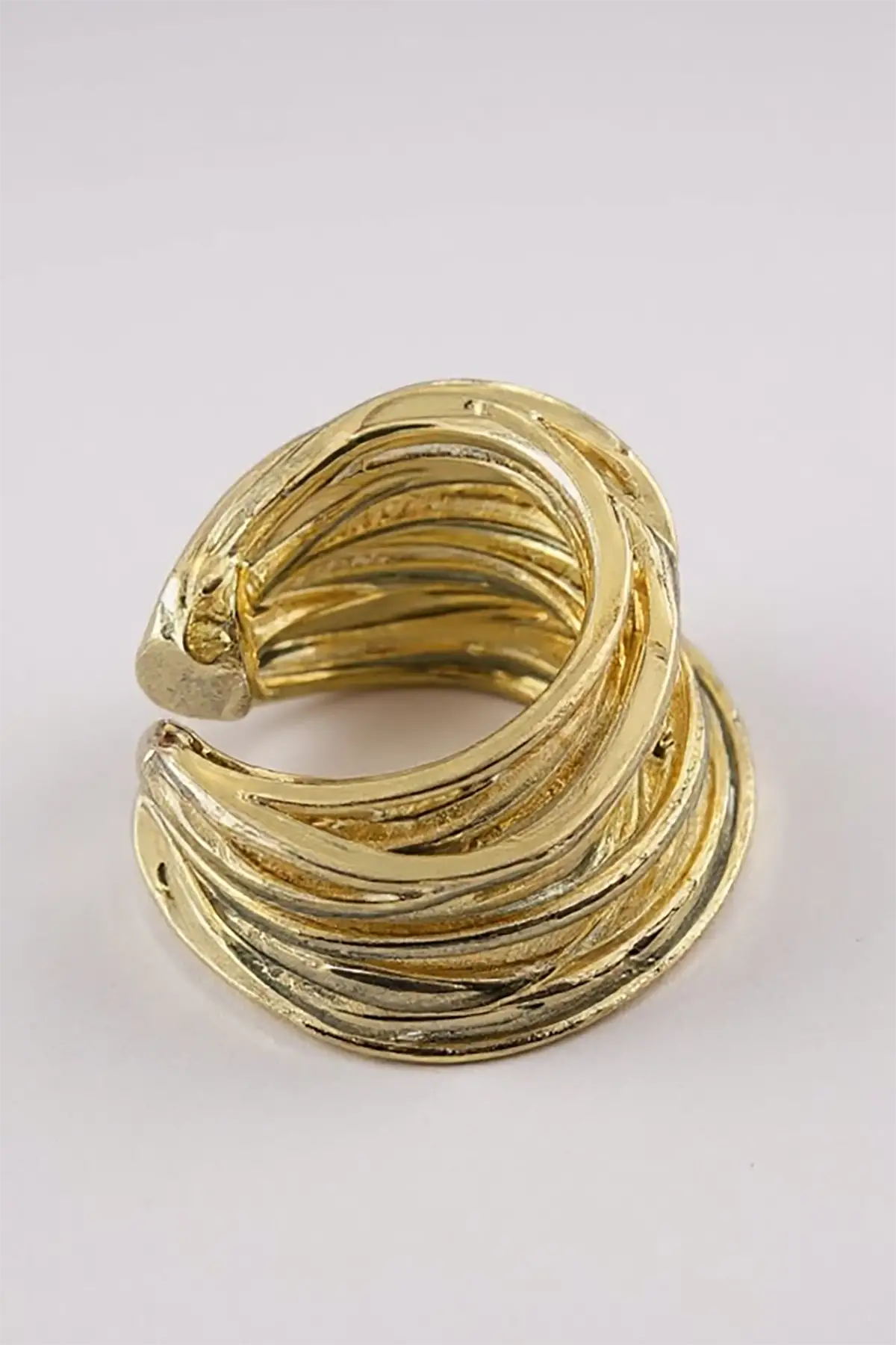 Altın Renk Ear Cuff (Tek)