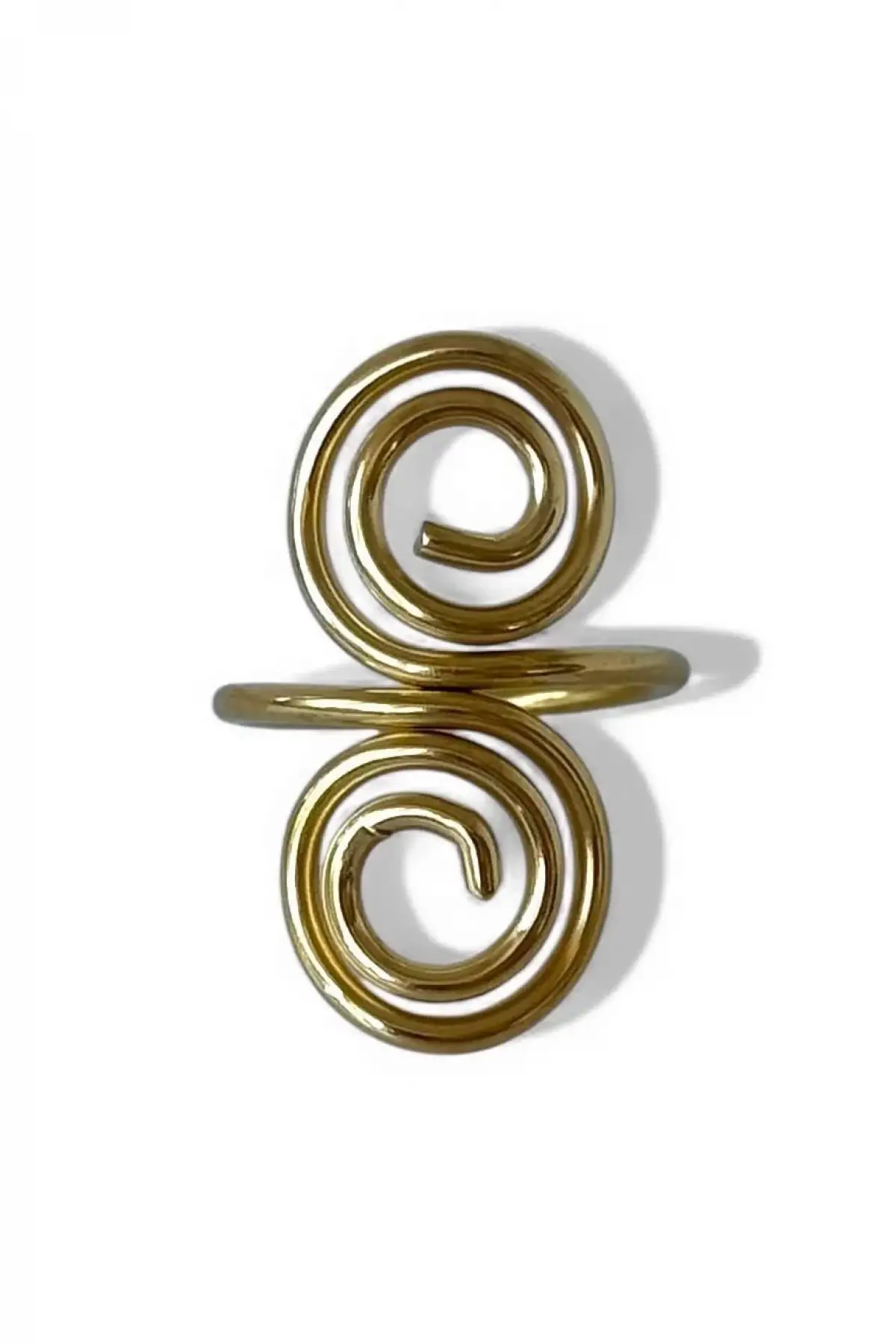 Altın Renk  Ayarlanabilir Çelik Yüzük