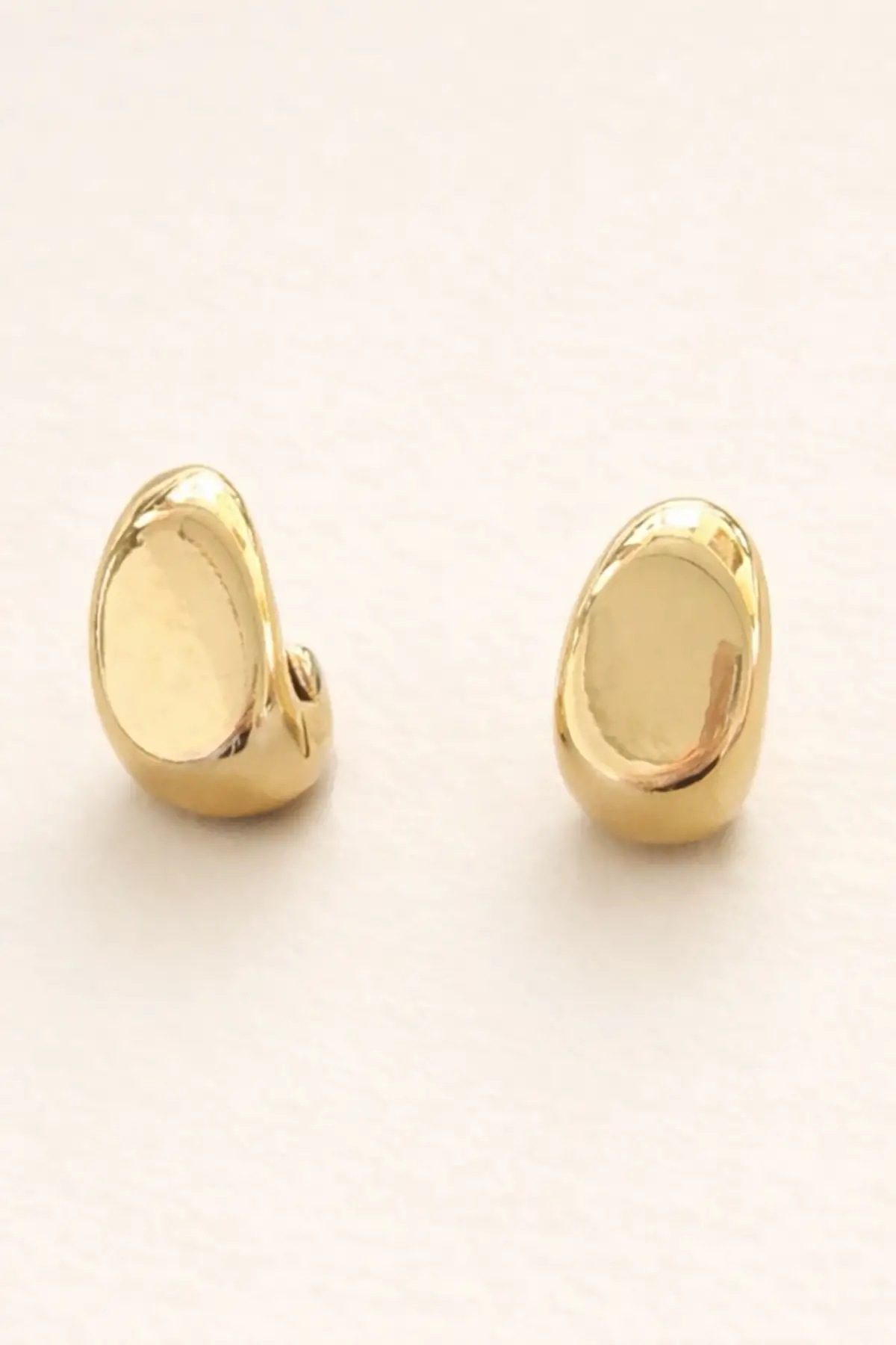 Altın Renk Çelik Küpe (Çift)