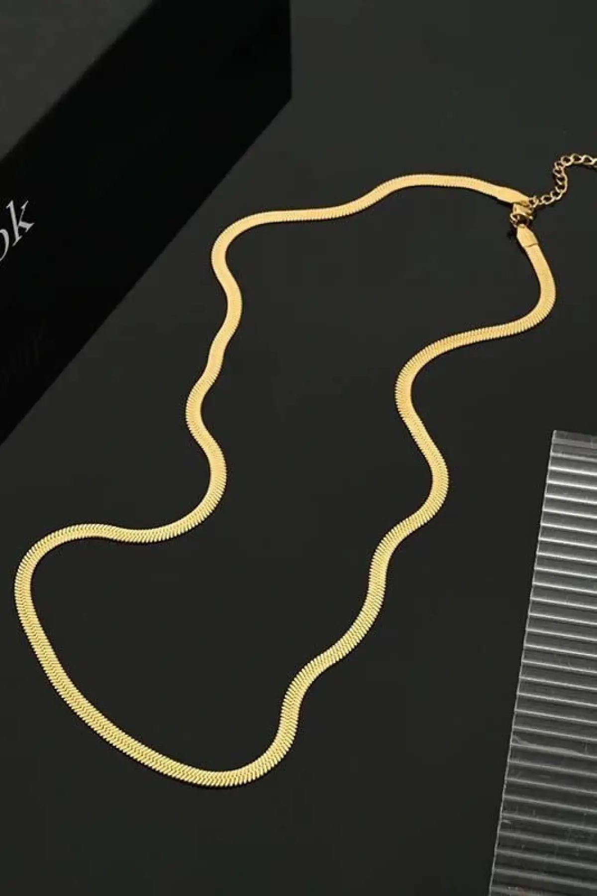 Altın Renk İtalyan Zinciri Çelik Kolye