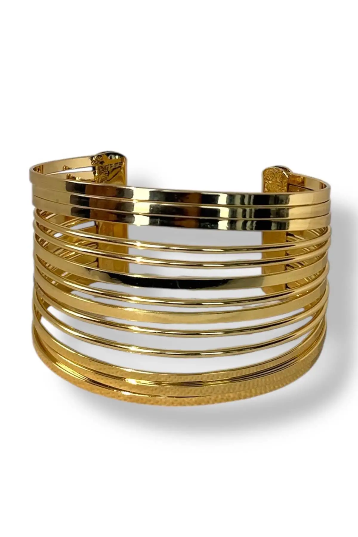 Altın Renk Metal Kelepçe Bileklik