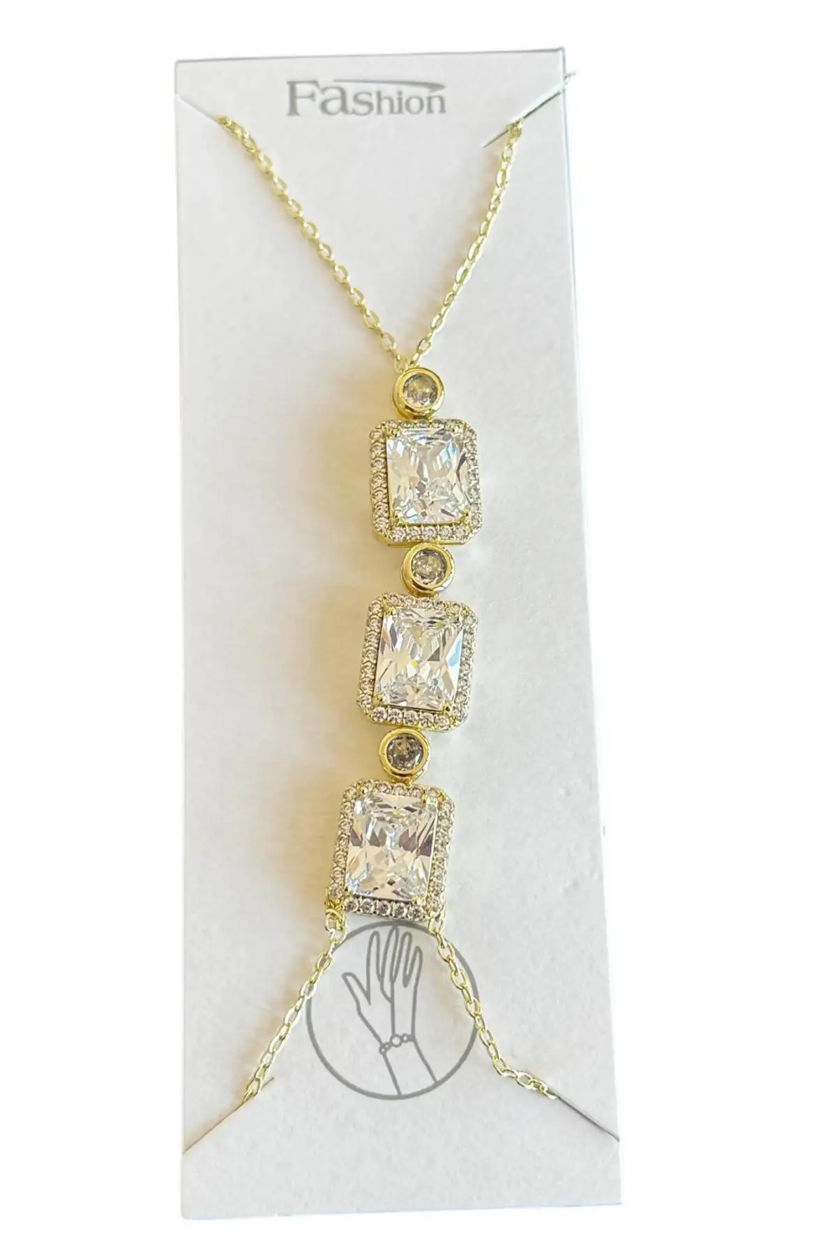 Altın Renk Taş Detaylı Altın Kaplama VİP Şahmeran