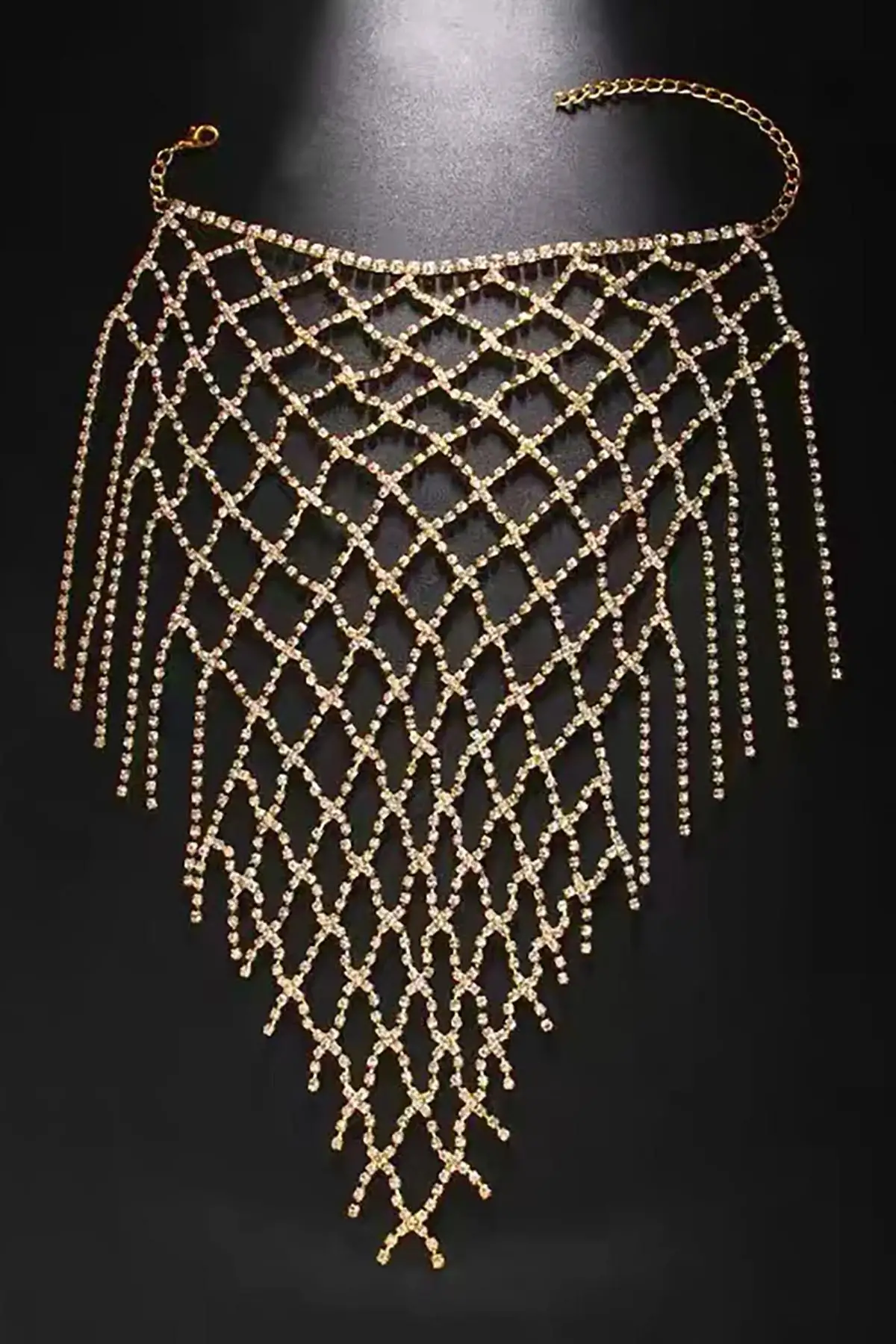 Altın Renk Taş Detaylı Ayak Aksesuarı