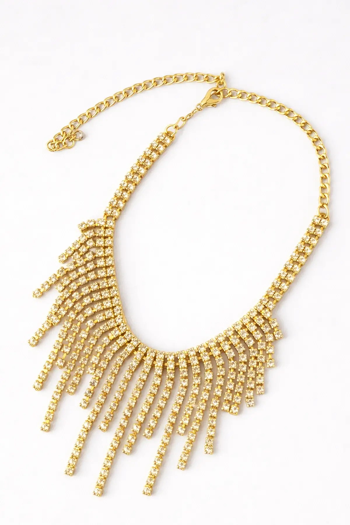 Altın Renk Taş Detaylı Tasarım Halhal