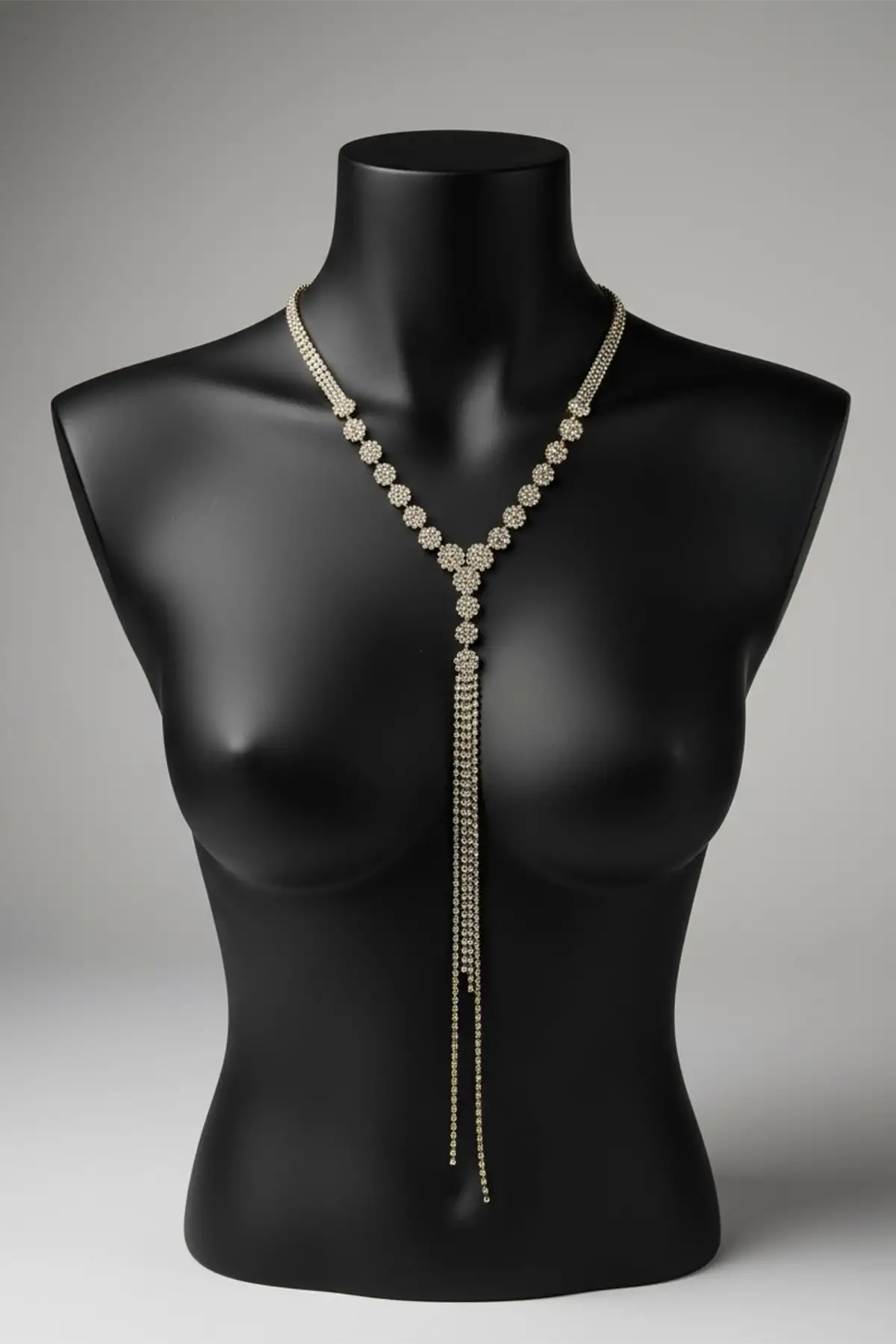 Altın Renk Taş Detaylı Vücut Aksesuarı