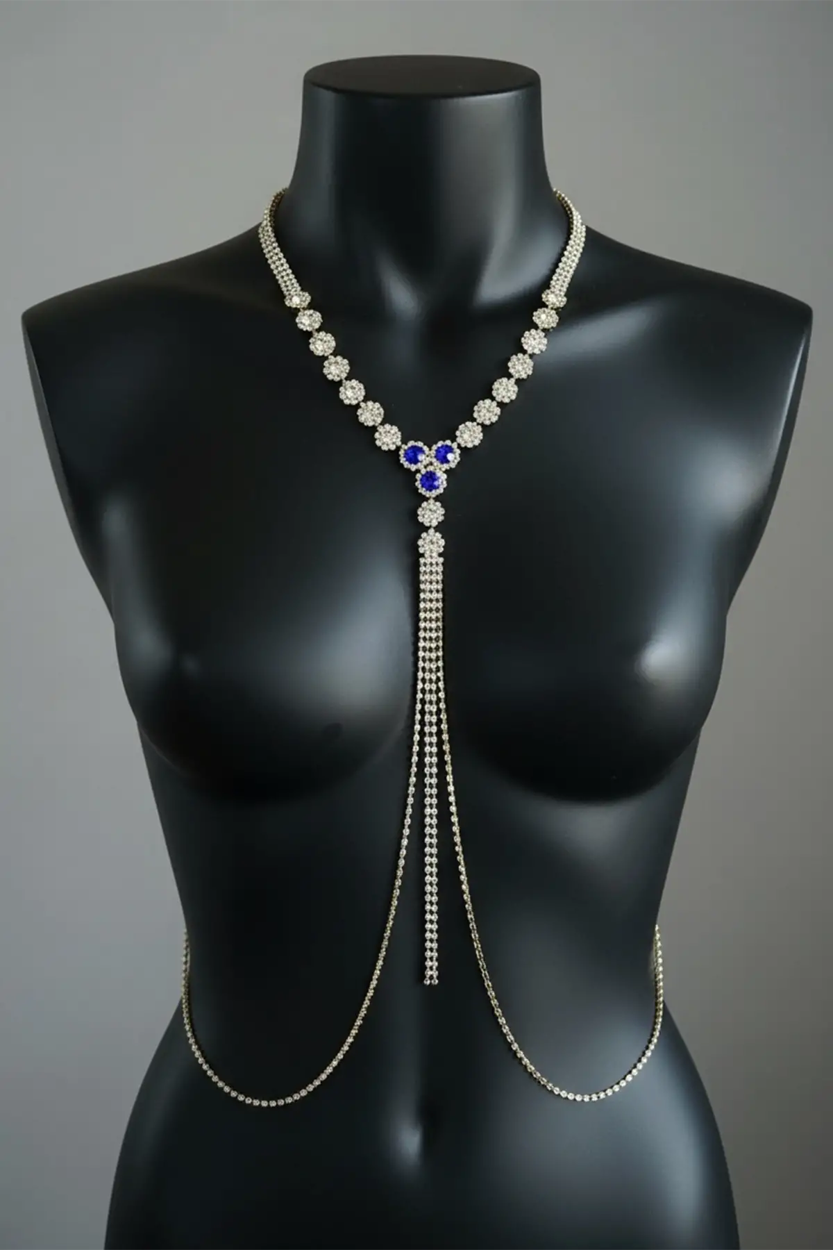 Altın Renk Taş Detaylı Vücut Aksesuarı