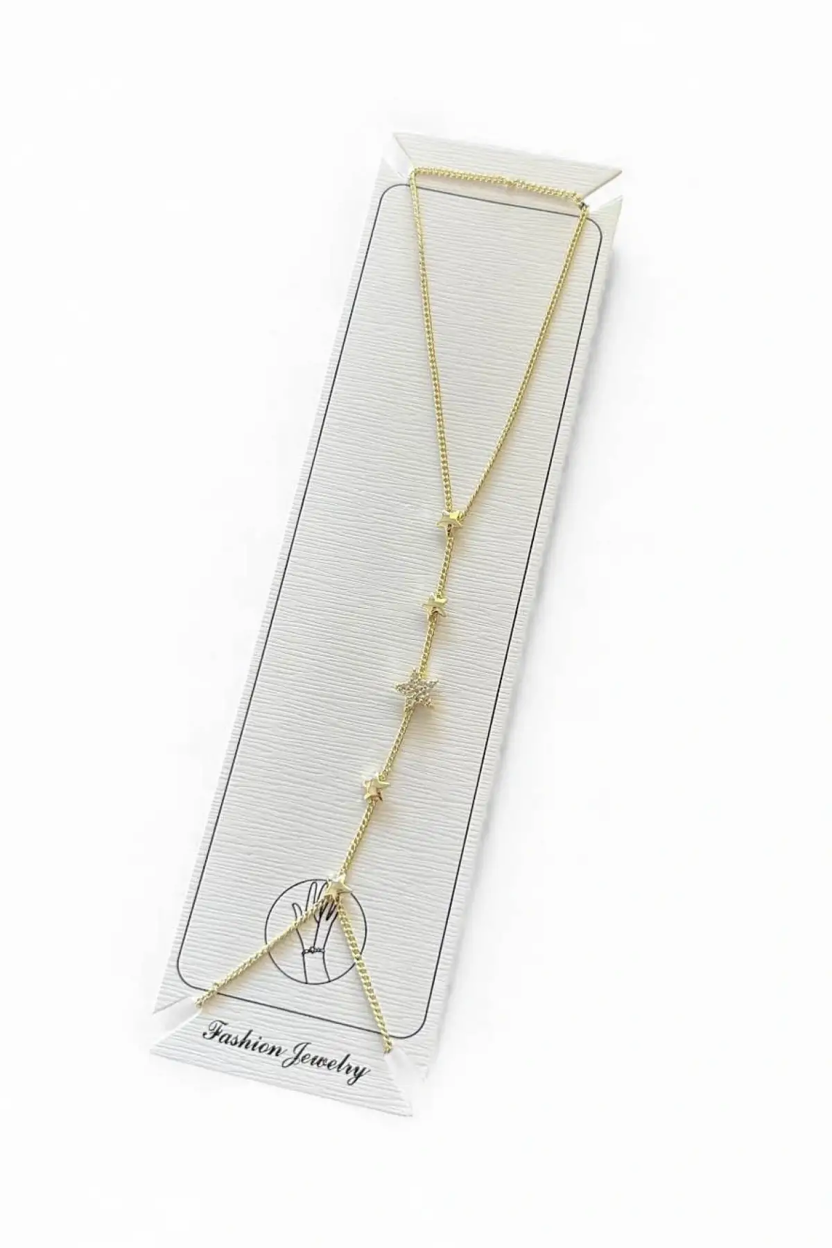 Altın Renk Yıldız Figürlü Şahmeran