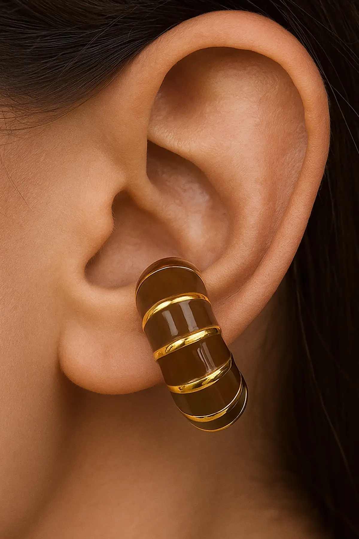 Altın Renk YSX Ear Cuff (Tek)