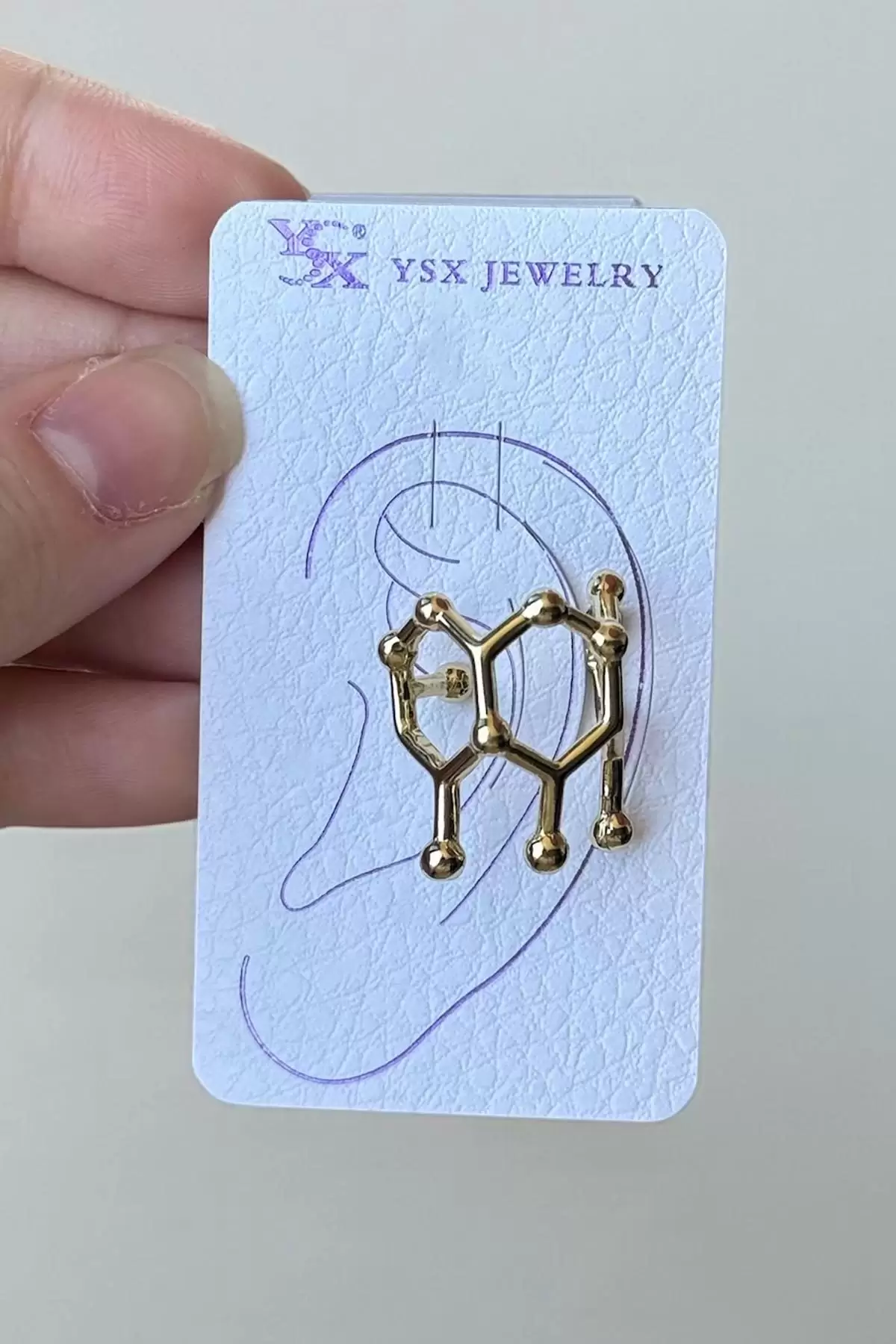 Altın Renk YSX Ear Cuff (Tek)