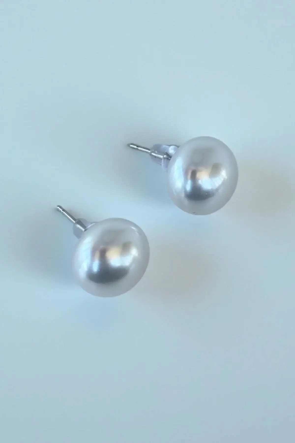 Beyaz Renk İnci Küpe (Çift)