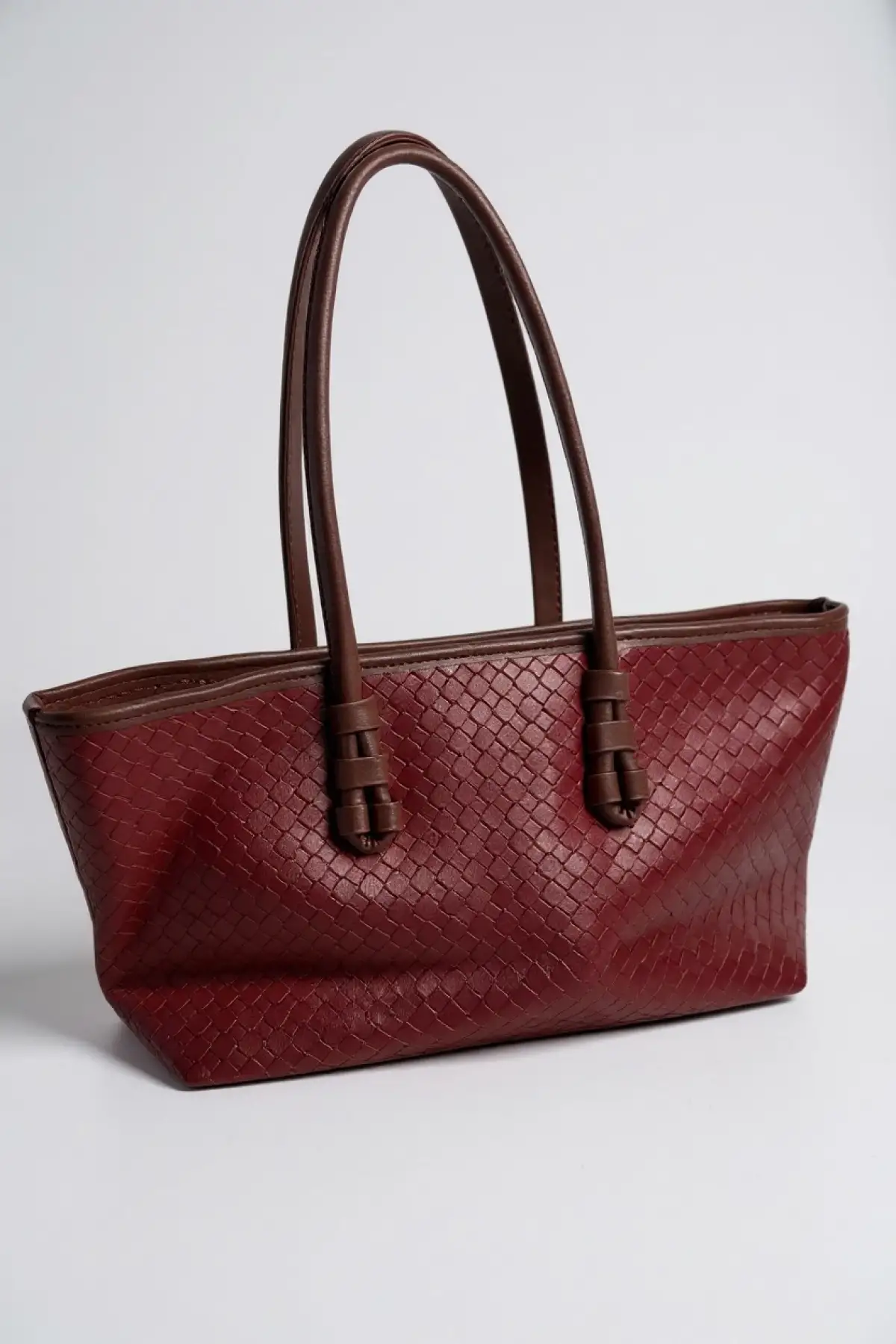 Bordo Renk Kadın Deri Çanta