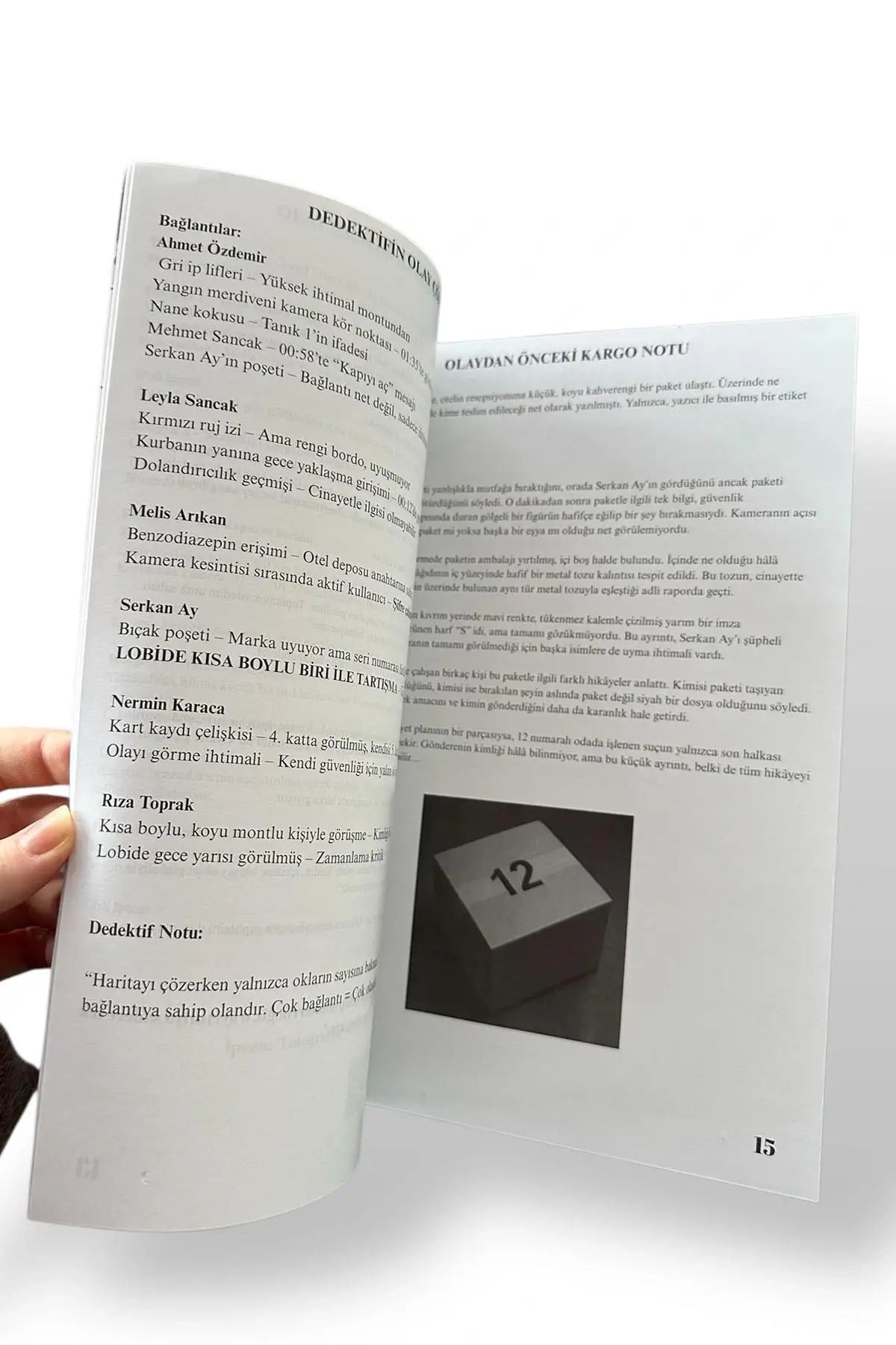 Dedektiflik Cinayet Çözme Oyunu - 12 Numaralı Oda Cinayeti