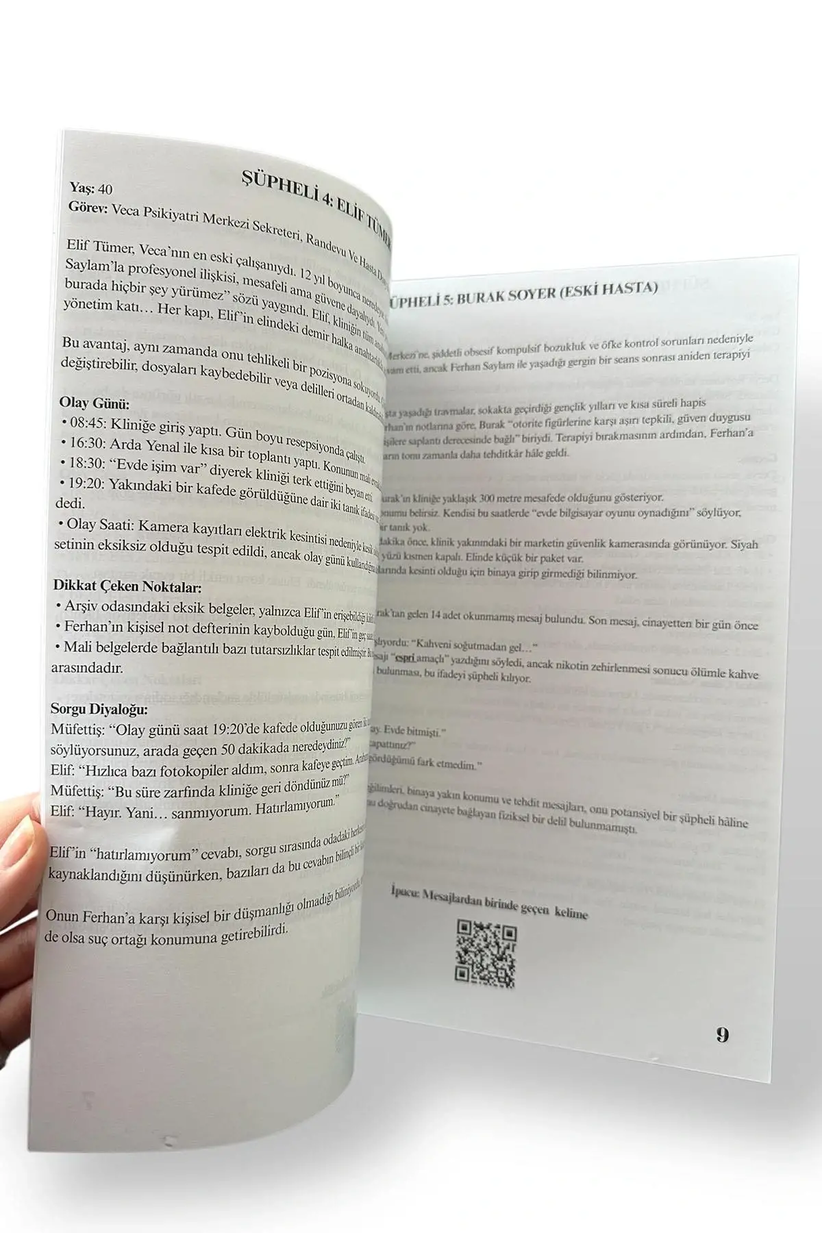 Dedektiflik Cinayet Çözme Oyunu - Kanlı Psikiyatrist Dosyası