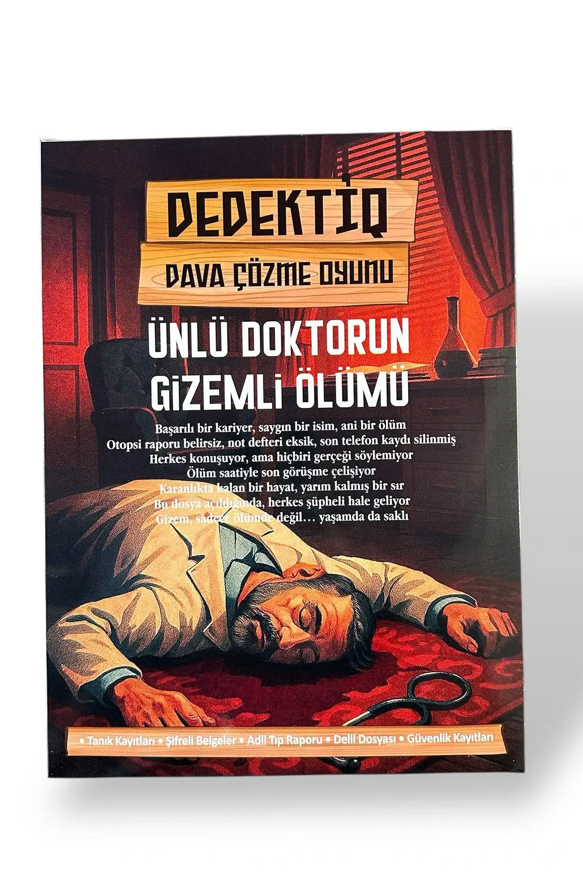 Dedektiflik Cinayet Çözme Oyunu -Ünlü Doktorun Gizemli Ölümü