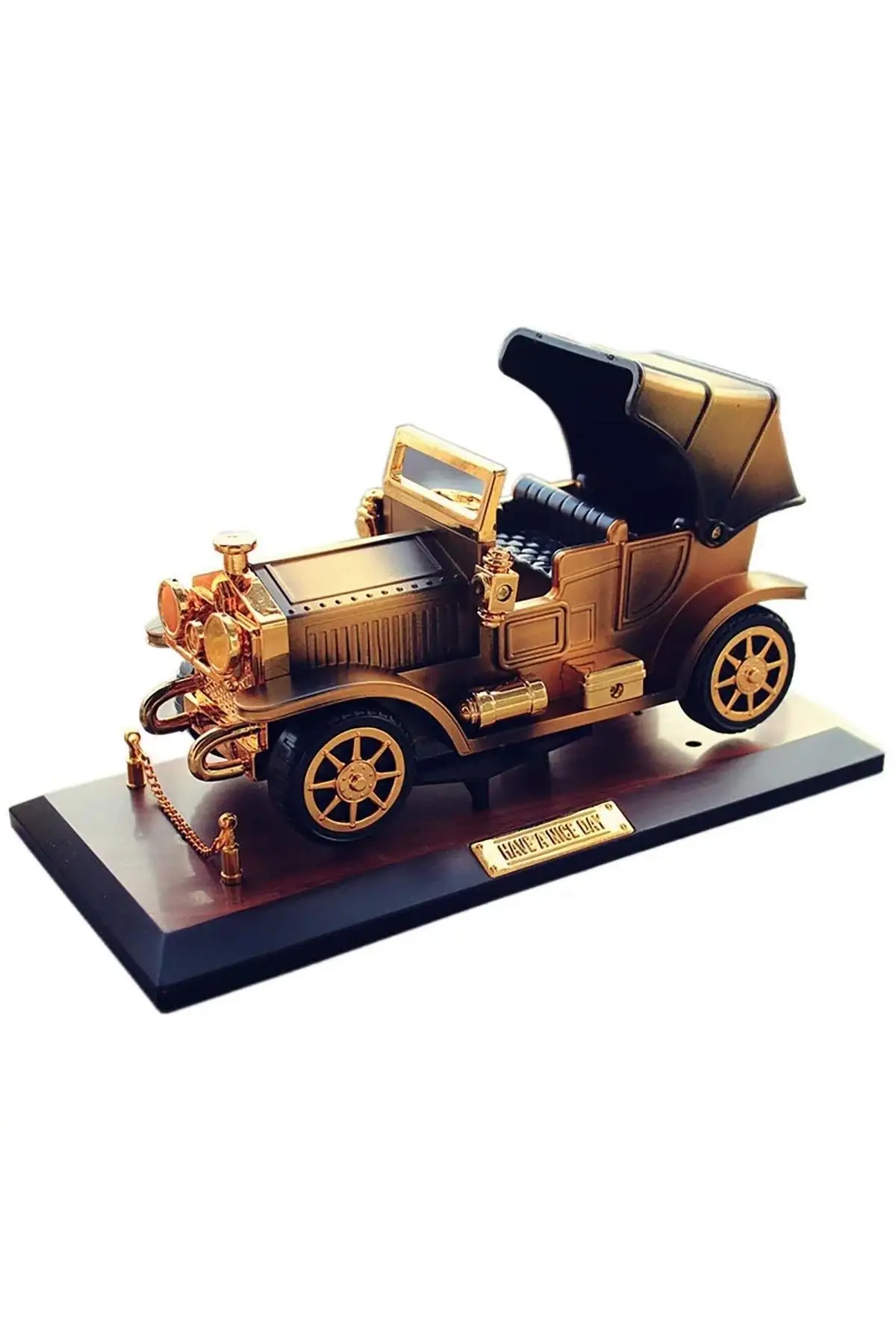 Dekoratif Araba Figürlü Müzik Kutusu