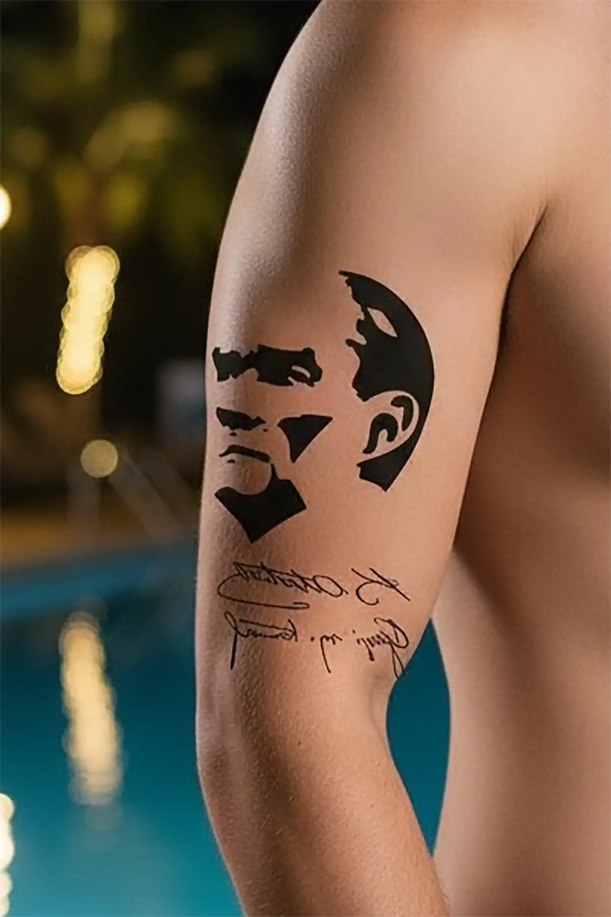 Geçici Atatürk İmza Dövme Tattoo