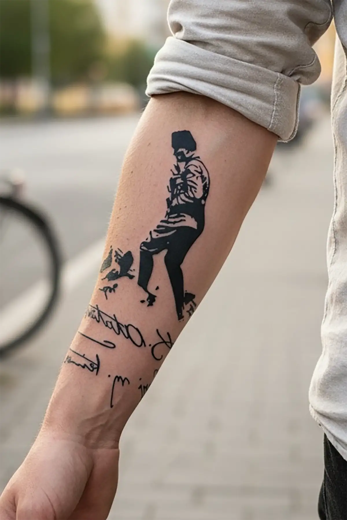 Geçici Atatürk İmza Dövme Tattoo