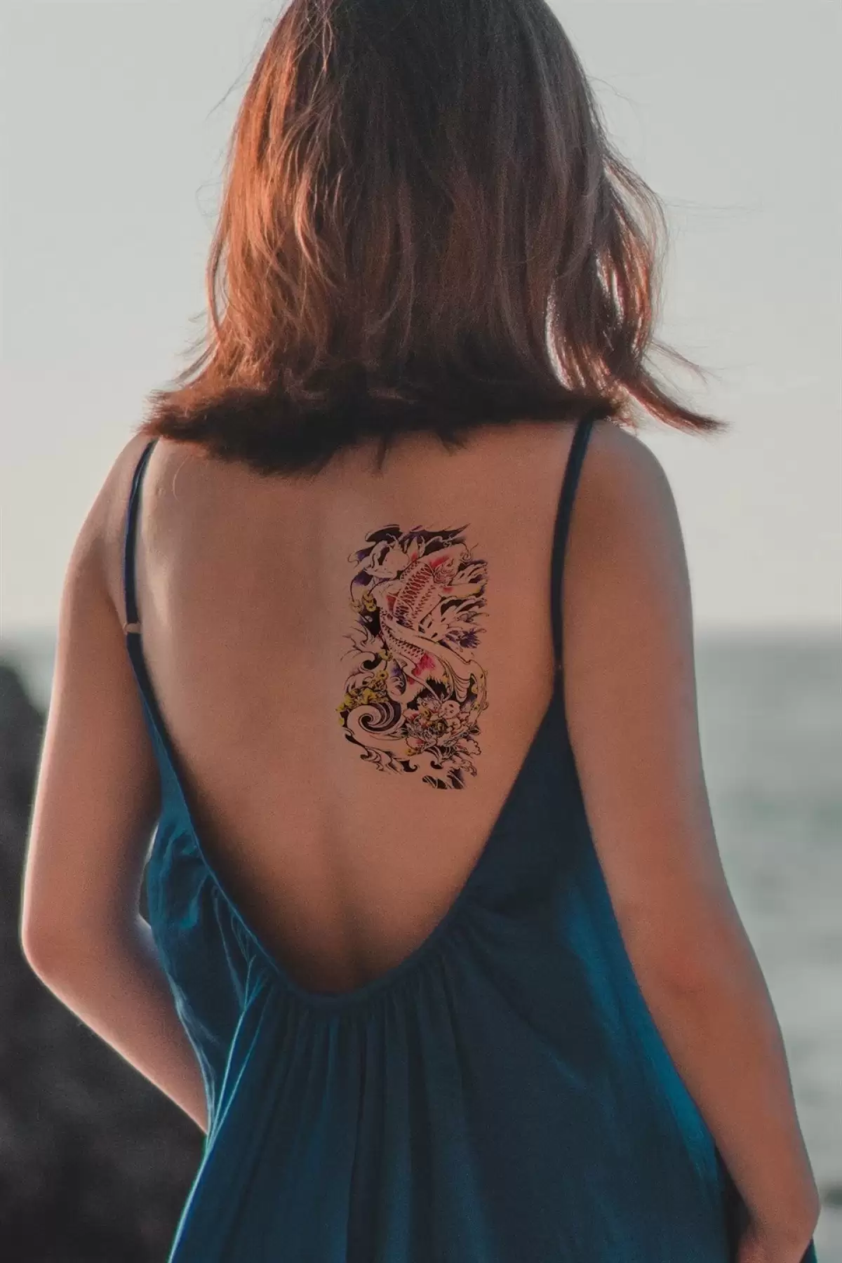 Geçici Balık Dövme Tattoo