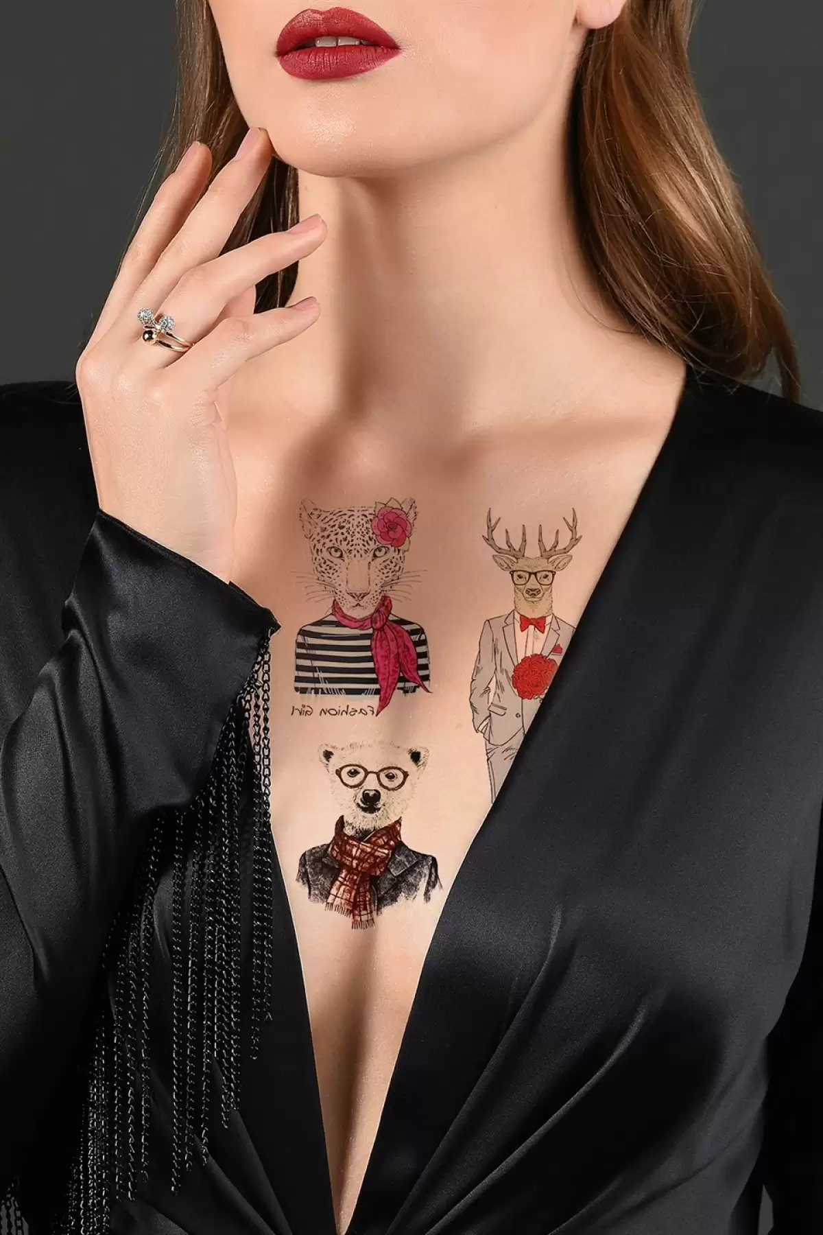 Geçici Geyik Dövme Tattoo